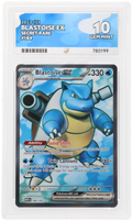 Blastoise ex 184/165 – ACE Grading Gem Mint 10 (Perfect Subgrades)