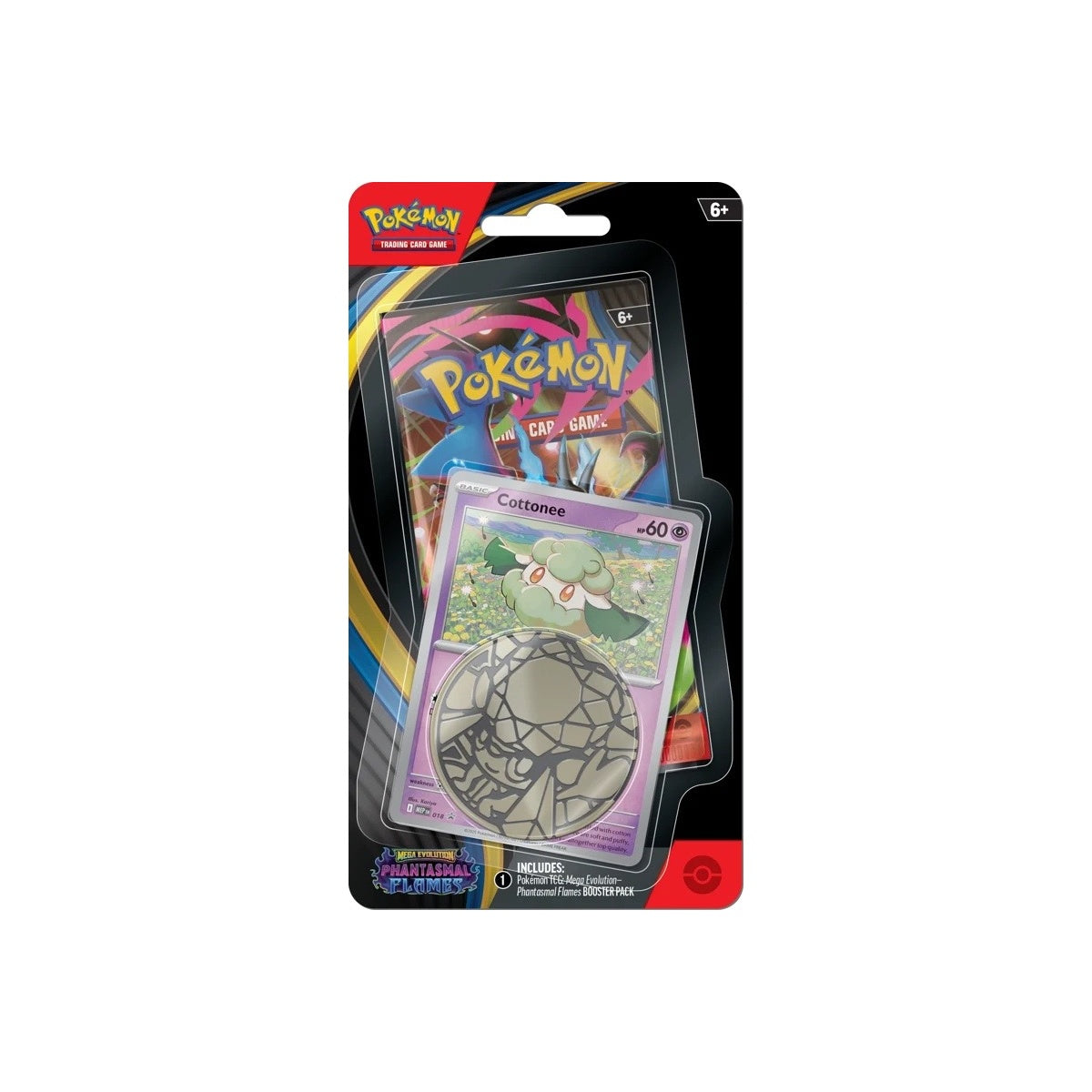 Pokémon Phantasmal Flames single blister pack sealed Pokémon cards booster pack for collectors and trading card players
